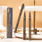 Slim eyeliner is waterproof, sweat-proof, long-lasting and non-smudged. Newbie brown eyeliner liquid pen