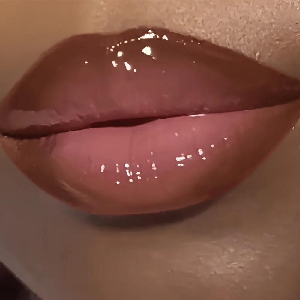 3PCS Shimmer Moisturizing Lip Gloss - Lip Liner and Lip Mud and Oil, Non-Sticky,Glitter, Nourishing Glossy Moisturizing Lipstick