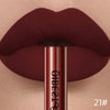 QIBEST Matte Liquid Lipstick Waterproof Long Lasting Velvet Lip Gloss Tint Tube Matte Nude Pigment Red Lipgloss Lips Makeup