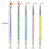 5/20Pcs Nail Art Brush Design Tip Painting Drawing Carving Dotting Pen FlatFan Liner Acrylic Gel UV Polish Manicure Tools