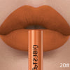 QIBEST Matte Liquid Lipstick Waterproof Long Lasting Velvet Lip Gloss Tint Tube Matte Nude Pigment Red Lipgloss Lips Makeup
