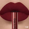 QIBEST Matte Liquid Lipstick Waterproof Long Lasting Velvet Lip Gloss Tint Tube Matte Nude Pigment Red Lipgloss Lips Makeup