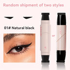 Rotating Eyeliner Stamp Pen, Long-Lasting Waterproof & Sweat-Proof,One-Touch Application,Ideal for Beginners,Perfect for Daily