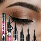 12 PCS Hot Make Up Ultimate Black Liquid Eyeliner Long-lasting Waterproof Eye Liner Pencil Pen Nice Makeup Cosmetic Beauty Tools