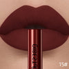 QIBEST Matte Liquid Lipstick Waterproof Long Lasting Velvet Lip Gloss Tint Tube Matte Nude Pigment Red Lipgloss Lips Makeup